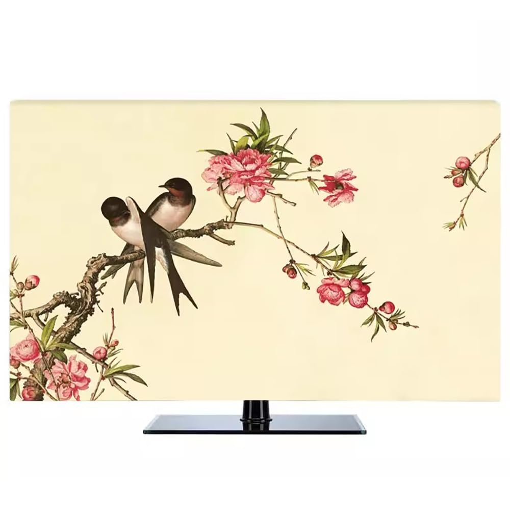 32-86in Indoor TV Dust Cover TV Cover For LCD/LED Protective Cover Liquid Crystal Display Protective Case Dustproof TV Screen Protector Bedroom Living Room Decoration