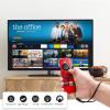 (2 Pack) Silicone Protective Remote Cover Compatible with TV Stick, HD, 3rd Gen, 4K Remote Controls, Anti-Slip Remote Control Case with Lanyard(Glow Blue&Red) view 3