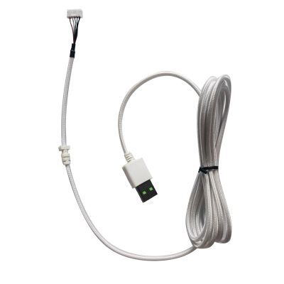 Muloo USB Mouse Cable Cord PVC Mice Line Replacement Wire for DeathAdder Essential 2000 6400 DPI Mouse Repair Part