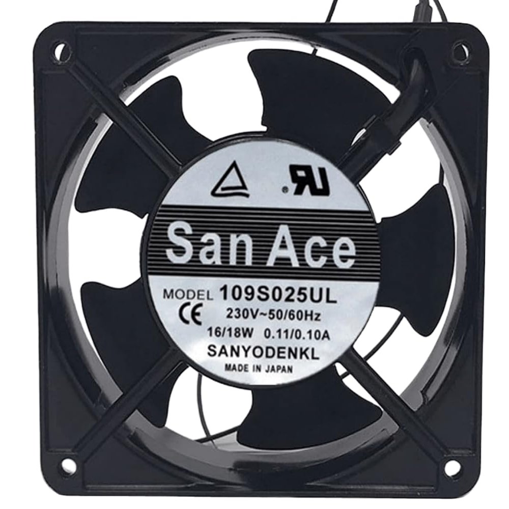 109S025UL 230V 16/18W 120mm Fan - 0.11/0.10A 12038 Cooling Fan