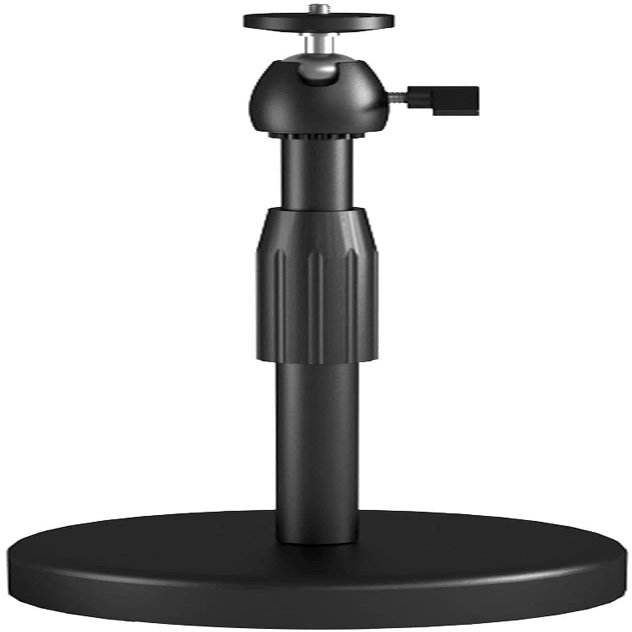 MekUk Projector Hanger Projector Bracket Projector Mount Stand Mini Desktop Floor Stand Height Adjustable for Office Home for CCTV/Camera/Projector/Webcam