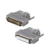 AJOHBM DB9 DB15 DB25 Pin Serial Port DB Connector Female Male Shell Socket Metal Plug 2 Rows Copper COM Socket Adapter RS232(ABS Shell,Male Insert_9P) view 3