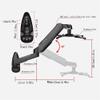 MekUk Projector Hanger Projector Bracket Long Arm Projector Hanger Bracket Wall Mount Projector Stand Multi-Function Adjustable Bracket for CCTV/Camera/Projector/Webcam view 2