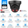 PANOEAGLE 5MP IP POE Camera,Turret Security Camera Outdoor, AI Human/Vehicle Detection, 98ft EXIR Night Vision, Outdoor Security Camera with Wide Angle 2.8mm Lens(105), IP67 view 2