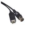 AJOHBM FT232RL USB to DIN 5PIN Male Adapter RS232 Serial Communication Cable for SHI~KO Electronic Scale Balance(1.8m) view 2