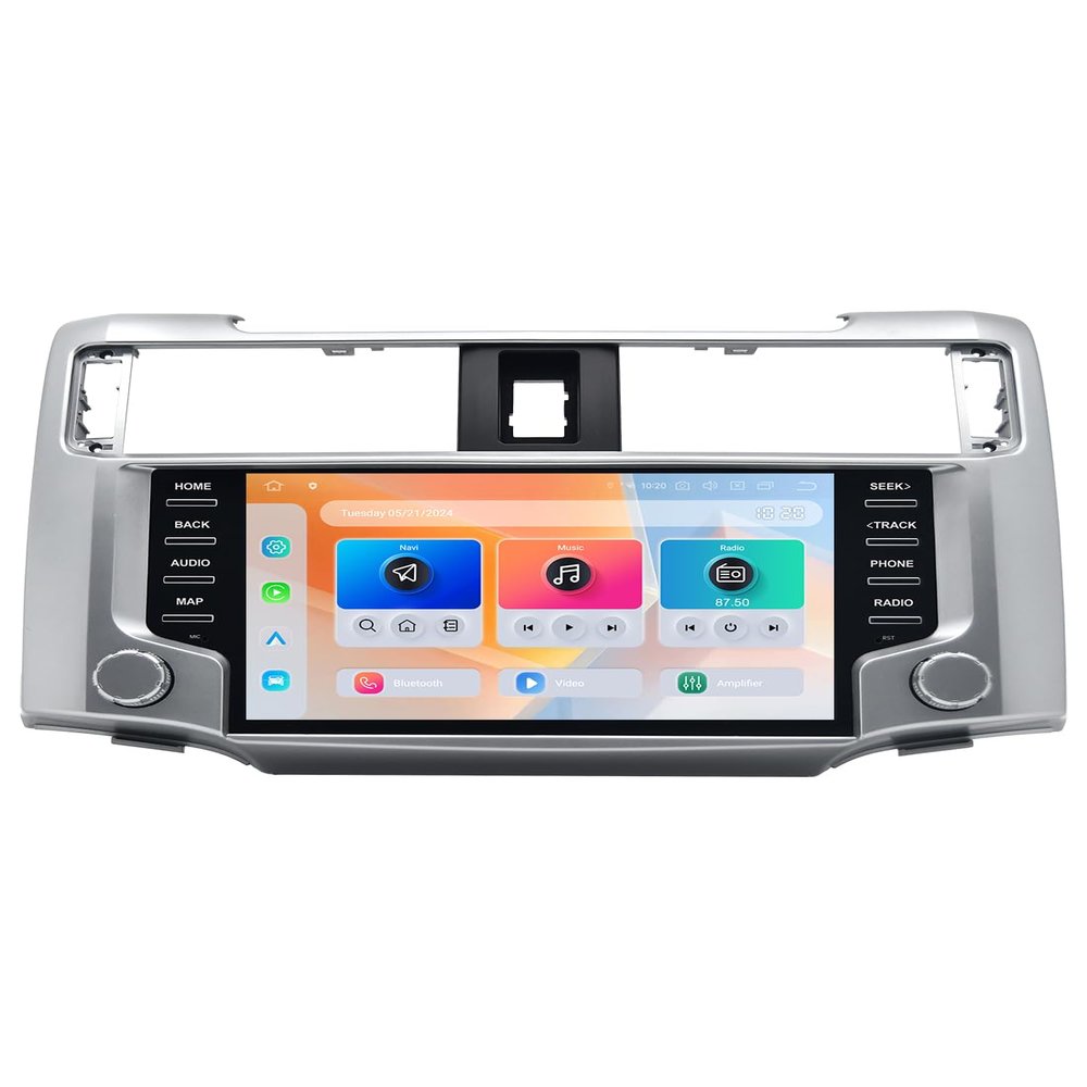 Dasaita 8GB+256GB Radio Upgrade for Toyota 4Runner 2010-2023, 9 Inch QLED Touchscreen, Wireless CarPlay & Android Auto, Built-in 4G Cellular, Optical Amplifier, Android 13