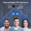 4K Auto Focus Webcam for PC, 4 AI Noise-Canceling Mics UHD Web cam, Auto Light Correction, 85FOV Computer Web Camera, USB C Plug&Play Webcam with Tripod & Privacy Cover Works w/Zoom/Skype/Google view 3