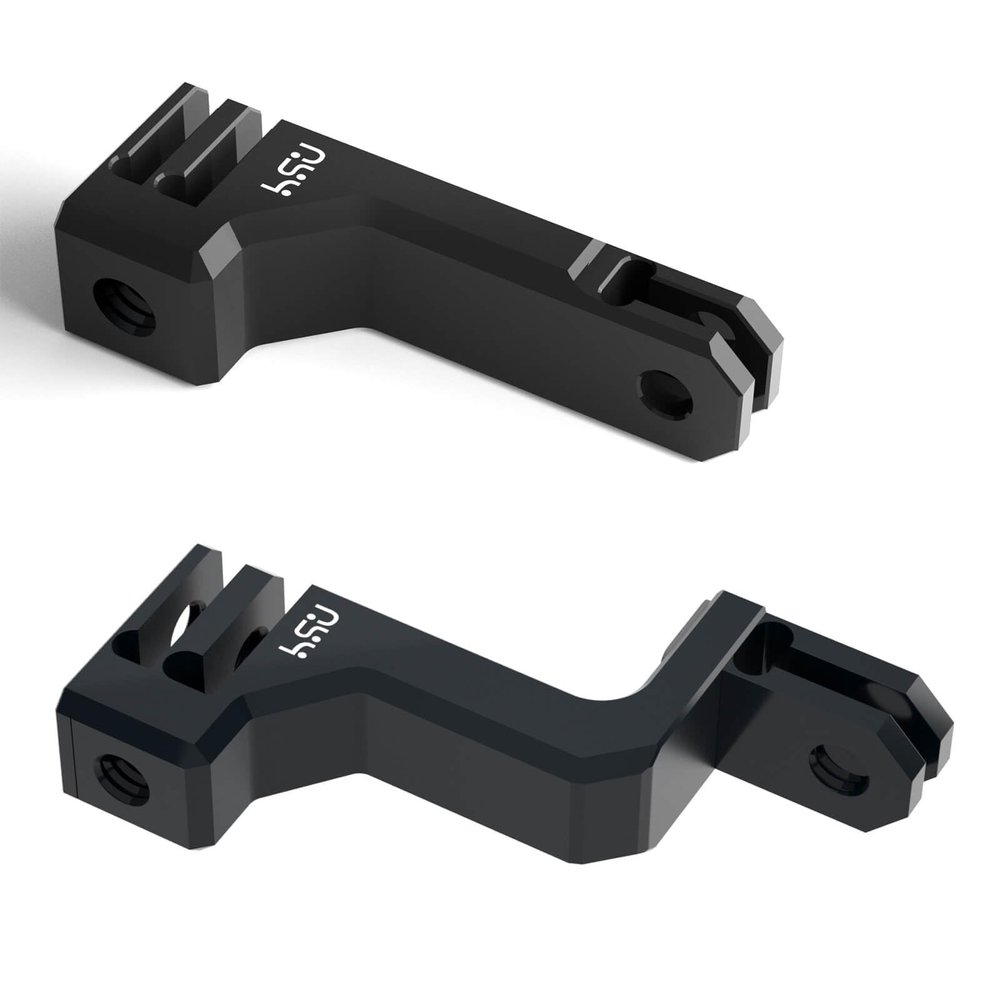Aluminum Vertical Bracket Adapter with 1/4"- 20 Hole for GoPro Hero 12/11/ 10/9 Black