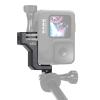 Aluminum Vertical Bracket Adapter with 1/4"- 20 Hole for GoPro Hero 12/11/ 10/9 Black view 2