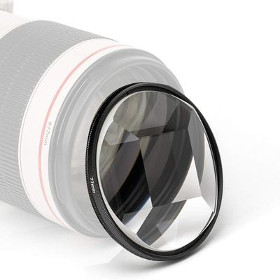 Camera filters 72 77 82mm Photography FX Camera Filter accessories Repeat multiple color images Glass prisms Variable number of subject protected lens filters ( Size : With 72 adapter ring , Color : 5