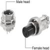 XYWHPGV Aviation Connector Plug 12mm 2 Terminals 15A 150V GX12-2 Waterproof Female/Male Wire Panel Power Chassis Metal Accessories Aviation Cable Connector Plug view 3