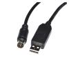 AJOHBM FT232RL USB UART TTL 5V to Mini DIN 7PIN MD7 Connector Serial Port CONFIG Cable for RO~MBA Batteries(3m) view 2