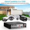 8CH H.265+ DVR and 4 x 1920TVL 2MP Home CCTV Cameras,Wired Security Camera System Outdoor, Smart face Capture and face Retrieval Functions,Email Alert, Mobile APP & PC Remote,1TB Hard Drive view 2