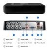8CH H.265+ DVR and 4 x 1920TVL 2MP Home CCTV Cameras,Wired Security Camera System Outdoor, Smart face Capture and face Retrieval Functions,Email Alert, Mobile APP & PC Remote,1TB Hard Drive view 4