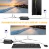 492FT HDMI KVM USB Extender, HDMI to RJ45 Over Cat5e/6/7, Balun 1080P@60hz Transmitter Receiver USB Keyboard/Mouse Control No Latency Single Power Plug & Play (Transmitter + Receiver) view 4