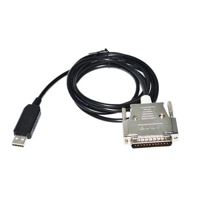AJOHBM FT232RL USB RS232 to DB25 D-SUB 25PIN Adapter Serial Communication Cable for SHI~ADZU Analytical Balance Electronic Scale(5M)