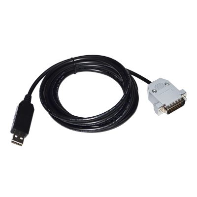 AJOHBM FT232RL CHIP USB to RS232 / RS485 D-SUB 15 PIN DB15 Male Adapter Communication Program Cable for YOK~GAWA DD Drive DRVGIII(3M,RS232 Singal)