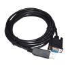 Milkweed Industrial FTDI FT232RL CHIP RS232C to USB D-SUB 9PIN DB9 Female Converter Adapter Serial Null Modem Cable 2TXD 3RXD / 2RXD 3TXD (Size : 3m, Color : Null Modem PINOUT 1) view 1