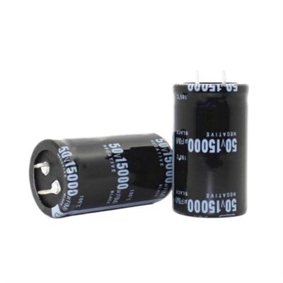 20PCS-2PCS 50V15000uf Electrolytic Capacitor Radial 15000UF 50V 30x50mm (Size : 2PCS)