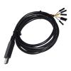 AJOHBM FT232RL USB UART TTL 5V 3V3 to 6PIN 0.1" Pitch Jumper Download Cable Compatible TTL-232R-5V TTL-232R-3V3(3.6m,TTL 5V 1X1 6P) view 2