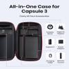 NEBULA Capsule 3 Official All-in-One Travel Case(not for Capsule 3 Laser), Customized for Capsule 3, Adapter, Remote Control, Cables and Stand, Waterproof and Protective Polyester. view 2