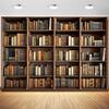 10x6.5ft Bookshelf Backdrop Retro Library Interior Scene Photography Background School Library Office Bookcase Decoration Supplies Photo Booth Props view 1