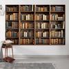 10x6.5ft Bookshelf Backdrop Retro Library Interior Scene Photography Background School Library Office Bookcase Decoration Supplies Photo Booth Props view 4