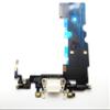 USB Charging Port Dock Connector Mic Module Flex Cable Replacement Compatible with iPhone SE 2022 3rd /SE2020 2rd Gen (White) view 1