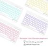 TaIYanG Backlit Keyboard Case for Samsung Galaxy Tab A9 Plus 11 Inch 2023 Model (SM-X210/X216/X218), Slim Lightweight Stand Cover with Magnetically Detachable Wireless Bluetooth Keyboard,Blue view 4