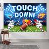 15x10ft Football Backdrop Football Field Touch Football Down Photography Background Kids Football Sports Theme Party Birthday Banner Decoration Supplies Photo Booth Props view 4