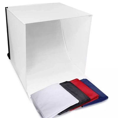 40 * 40 cm Mini Folding Lightbox Photography Studio Softbox LED Light Photo Studio Soft Box Shooting Tent Softbox Cube Box (Color : White Size : 40 * 40 cm) (White 40 * 40 cm)