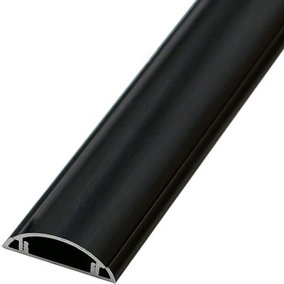 Aluminum Alloy Floor Cable Cover, 1m Floor Cable Protector, Floor Cable Protector, Cable Channel to Protect Wires and Prevent Cable from Tripping (Color : C, Size : Number 3)