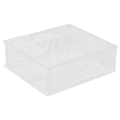 NDNCZDHC XHA105 Amplifier Board Protective Shell PreAssembled Kit Acrylic Material High Power DualChannel Amplifier Module Shell Plate Case with Fastening Screw