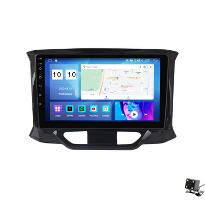 ADMLZQQ Double Din Car Stereo Multimedia with Bluetooth and 9" Touchscreen Android 12 for Lada X-RAY 2015-2019,with GPS/Car-Play Android/SWC/Backup Camera/Mirror Link/4G WiFi,M300s