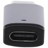 ALOEU 5A Magnetic Adapter USB C Male to Female 100W PD Fast Charging Magnet USB C Data Adapter OTG Connector, Straight view 2