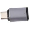 ALOEU 5A Magnetic Adapter USB C Male to Female 100W PD Fast Charging Magnet USB C Data Adapter OTG Connector, Straight view 4