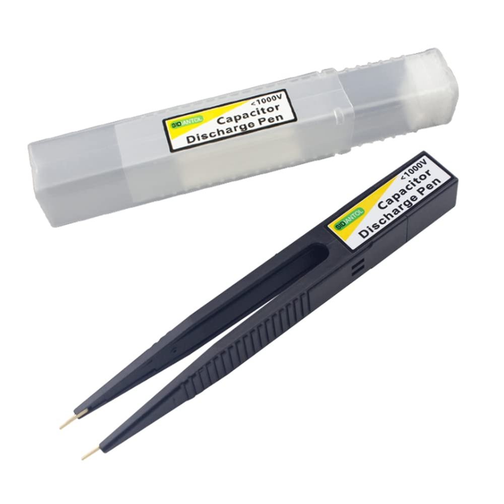 ALOEU Capacitor Discharge Pen Fast Discharging High Voltage 1000V Repair Tool Discharger for Electronic Safety Intelligent