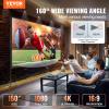VEVOR Projector Screen with Stand, 150 inch 16:9 4K 1080 HD Outdoor Movie Screen with Stand, Wrinkle-Free Projection Screen with Tripods and Carry Bag, for Home Theater Cinema Backyard Movie Night view 2