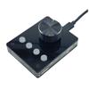 ALOEU 1 Set USB-A Knob Custom Keyboard with Multifunctional Programmable Buttons, Volume Controller, Small White Button view 1