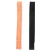 ALOEU 2Pcs Adjustable and Breathable Replacement Armband Soft Strap Band for Heart Rate Monitor - (Black+Orange) view 1