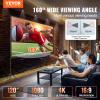 VEVOR Projector Screen with Stand, 120 inch 16:9 4K 1080 HD Outdoor Movie Screen with Stand, Wrinkle-Free Projection Screen with Tripods and Carry Bag, for Home Theater Cinema Backyard Movie Night view 2
