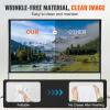 VEVOR Projector Screen with Stand, 120 inch 16:9 4K 1080 HD Outdoor Movie Screen with Stand, Wrinkle-Free Projection Screen with Tripods and Carry Bag, for Home Theater Cinema Backyard Movie Night view 3