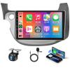 4 Core+64G Android 13 Car Stereo for Honda Fit 2008-2013 with Wireless Carplay Android Auto, 10.1 Inch Touch Screen Radio Support GPS/WiFi/Bluetooth/SWC+Backup Camera view 1