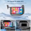 4 Core+64G Android 13 Car Stereo for Honda Fit 2008-2013 with Wireless Carplay Android Auto, 10.1 Inch Touch Screen Radio Support GPS/WiFi/Bluetooth/SWC+Backup Camera view 2
