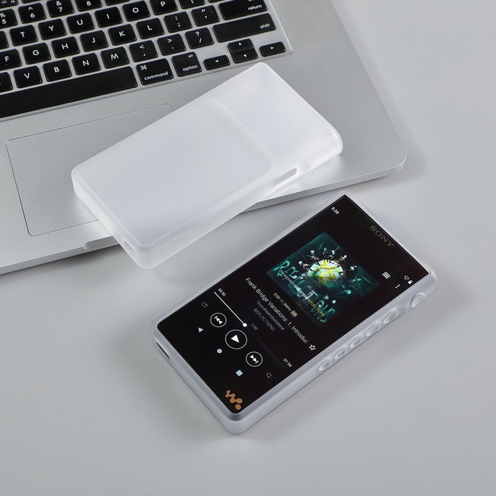 Colorful Soft TPU Clear Matte Protective Shell Skin Case Cover for Sony Walkman NW-WM1AM2 WM1AM2 NW-WM1ZM2 WM1ZM2 (Clear)