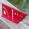 Aluminum Alloy Woodworking Angle Ruler Line Drawing Device 3D Mitre Angle Measuring Measure Tool with Gauge Protractor Locator view 3