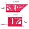 Aluminum Alloy Woodworking Angle Ruler Line Drawing Device 3D Mitre Angle Measuring Measure Tool with Gauge Protractor Locator view 4