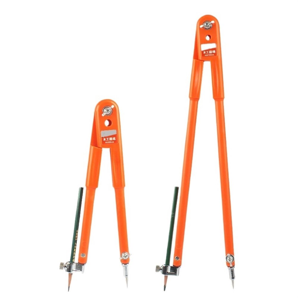 HNEJA Carpenter Precision Pencil Compasses Large Diameter Adjustable Dividers Marking and Scribing Compass for Woodworking (Color : 150cm)