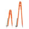 HNEJA Carpenter Precision Pencil Compasses Large Diameter Adjustable Dividers Marking and Scribing Compass for Woodworking (Color : 150cm) view 1