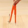 HNEJA Carpenter Precision Pencil Compasses Large Diameter Adjustable Dividers Marking and Scribing Compass for Woodworking (Color : 150cm) view 3
